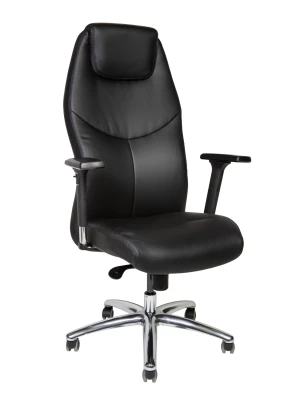 Кресло для руководителя Norden Леман F195 black черная премиум экокожа