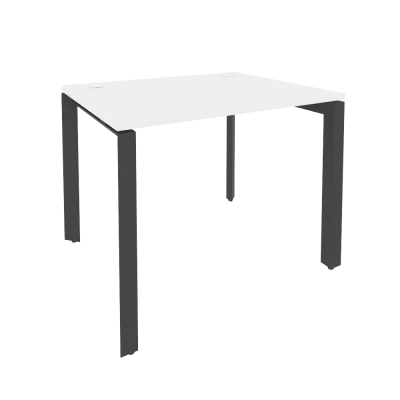 Стол рабочий на П-образном м/к Onix Белый бриллиант/Антрацит металл O.MP-SP-1.8 980*800*750