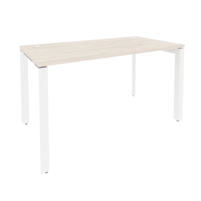 Стол рабочий на П-образном м/к Onix Денвер светлый/Белый металл O.MP-SP-3.7 1380*720*750