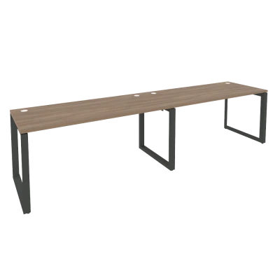 Рабочая станция на О-образном м/к Onix Дуб аризона/Антрацит металл O.MO-RS-2.4.7 3160*720*750