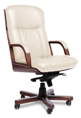 Кресло для руководителя Multi-office Лутон Meof-A-Luton-1 бежевая кожа