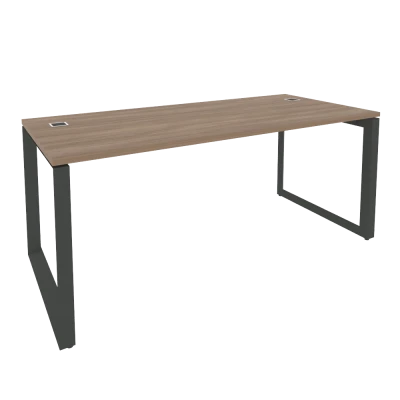Стол рабочий руководителя на О-образном м/к Onix Direct Дуб аризона/Антрацит металл O.MO-SRR-5.8 1780*800*750