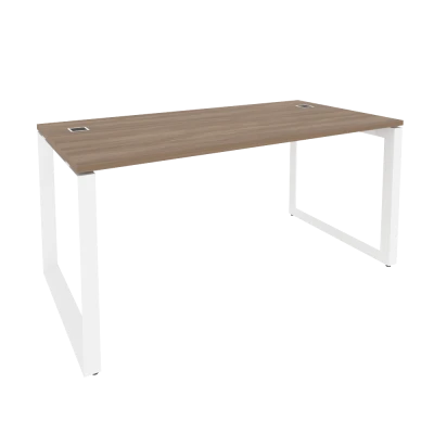 Стол рабочий руководителя на О-образном м/к Onix Direct Дуб аризона/Белый металл O.MO-SRR-4.8 1580*800*750