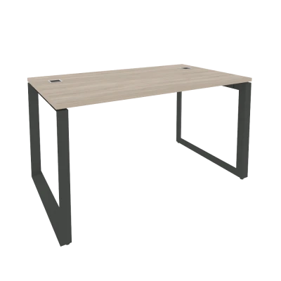 Стол рабочий руководителя на О-образном м/к Onix Direct Дуб аттик/Антрацит металл O.MO-SRR-3.8 1380*800*750