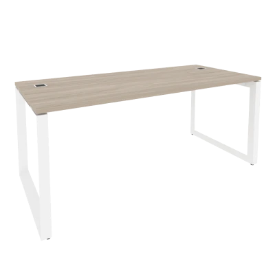Стол рабочий руководителя на О-образном м/к Onix Direct Дуб аттик/Белый металл O.MO-SRR-5.8 1780*800*750