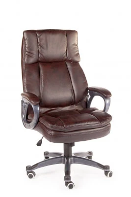 Кресло для руководителя Norden Мэдисон H-1182-322 темно-коричневая экокожа