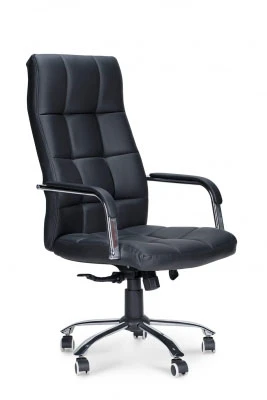 Кресло для руководителя Norden Римини H-1702-70 черная экокожа