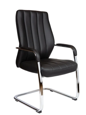 Конференц-кресло Norden Madrid CF Black L340LCA-CF-Black черная премиум экокожа