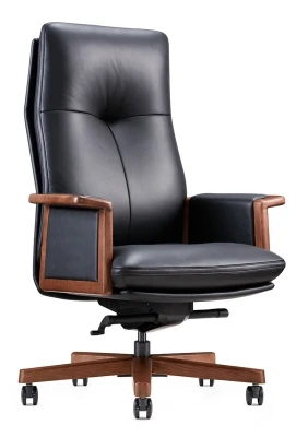 Кресло для руководителя Norden Vivaldi A 2262 black черная кожа