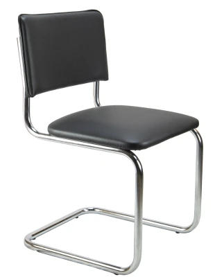 Конференц-кресло Riva Стул Сильвия 02S черная экокожа