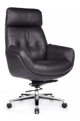 Кресло для руководителя Riva Design Marco LS-262A коричневая кожа