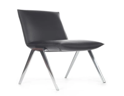 Конференц-кресло Riva Design Essex F2313 черная премиум экокожа