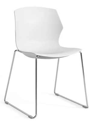 Конференц-кресло Sole SOLE 223/С EM Snow carter белый пластик