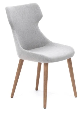 Конференц-кресло Antea ANTEA L9 oak UNO Silver серая ткань