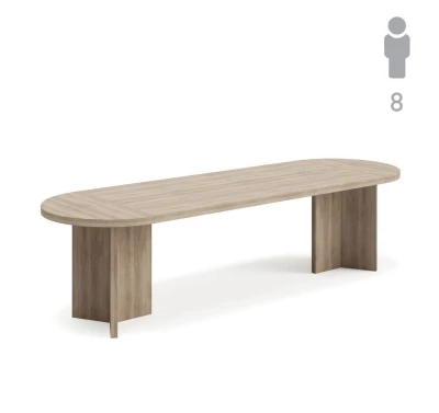 Стол для переговоров LAVA, цвет Гавана, размер: 290x90x76