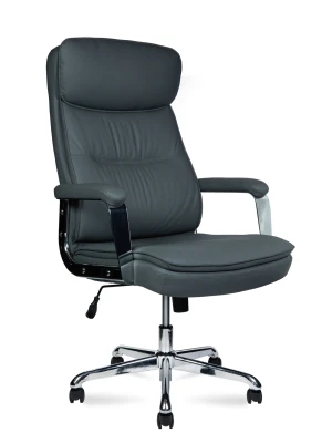 Кресло для руководителя Norden Atlas EQ-5183H grey серая экокожа
