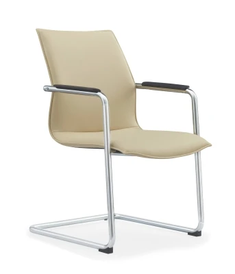 Конференц-кресло Riva Design Balance C2413 бежевая премиум экокожа