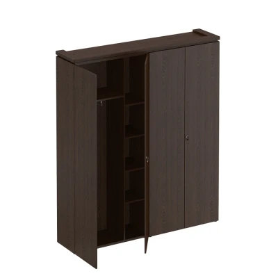 Шкаф комбинированный (для одежды + для документов) дуб валенсия Mark, размер: 1800x404x2100