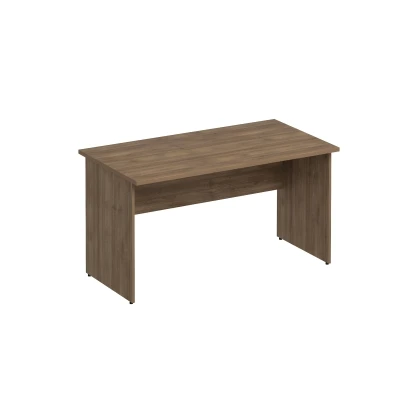 Офисный стол дуб шамони темный Комфорт, размер: 1400x750x750
