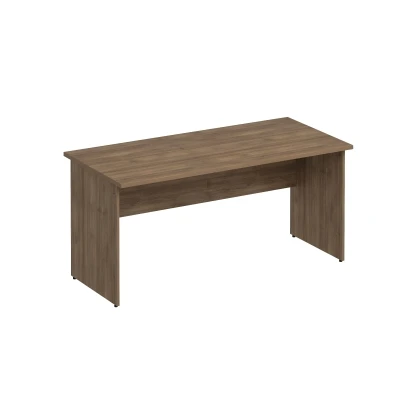 Офисный стол дуб шамони темный Комфорт, размер: 1600x750x750