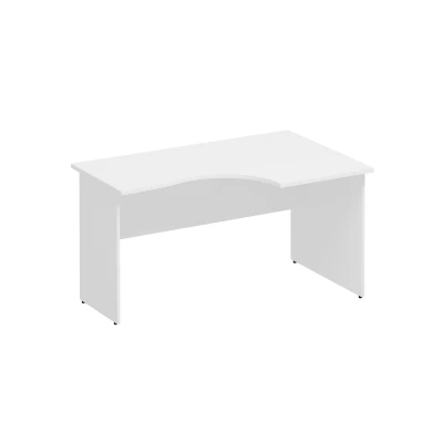 Стол эргономичный правый белый премиум Комфорт, размер: 1400x900x750