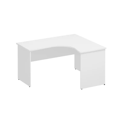 Стол эргономичный правый белый премиум Комфорт, размер: 1400x1200x750