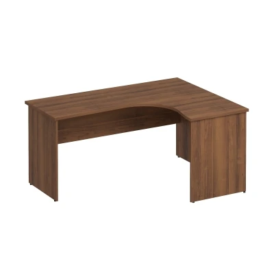 Стол эргономичный правый французский орех Комфорт, размер: 1600x1200x750