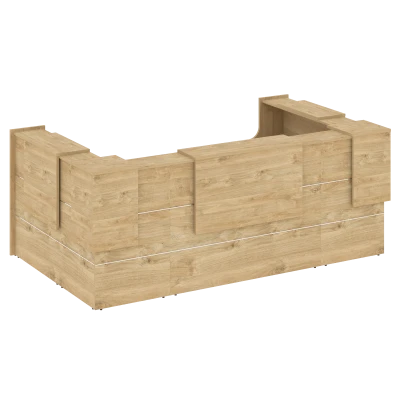 Onix Ресепшн O.R-K-36 Тиквуд светлый 3106*1768*1187