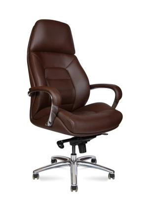 Кресло для руководителя Norden Porsche F181-F brown pu коричневая премиум экокожа