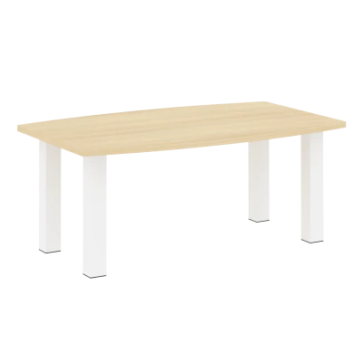 Yalta Стол переговорный LT.SP-3 Акация Лорка/Металл Белый 1800*1100*750