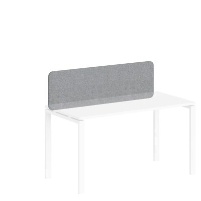 Экран фронтальный тканевый на молнии 1300х400х30 (для стола 1400/ SG.332.GR/ цвет: BAHAMA GREY, под крепление 10 мм