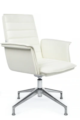 Конференц-кресло Riva Design Rubens-ST C1819-2 белая кожа