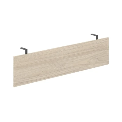 Передняя панель 1510x350x18 мм для стола 1800 на опорной тумбе с комплектом креплений/ AG.010.AR.AN/ цвет: акация равелло, кронштейны: антрацит