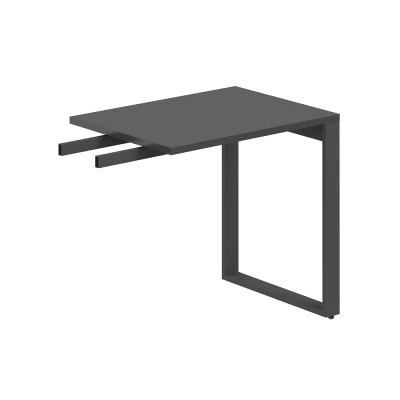 Брифинг-приставка 800х600х750 / AG.110.AN.72.AN / профиль О-образный: 70х20 антрацит; столешница: антрацит