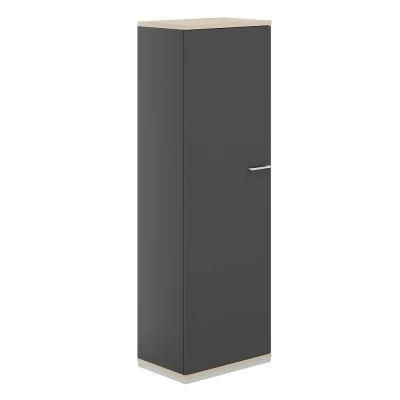 Гардероб 600х400/ AG.223.AN.AR.AN.L/ корпус:антрацит, топ-дно:ак.равелло, фасады:антрацит