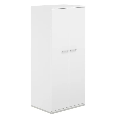 Гардероб 800х600х1833/ AG.222.WH.WH.WH/ корпус: белый, топ-дно: белый, фасады:белый