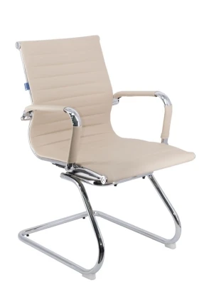 Конференц-кресло Everprof Leo CF EC-04S PU Beige бежевая экокожа