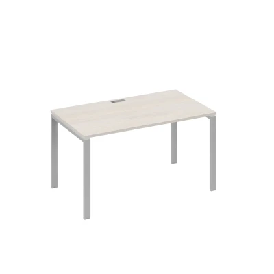 Стол письменный на металлокаркасе UNO дуб / металлокаркас серый A4, размер: 1400x800x750