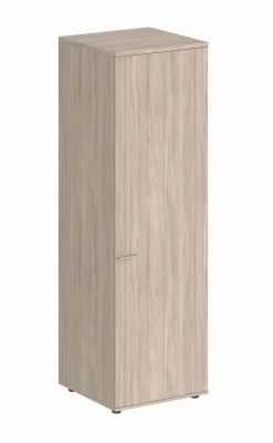 Гардероб SG.826.OL.OL.R 600х600х1955, задняя стенка ЛДСП 16 мм, правый / корпус дуб светлый, фасад дуб светлый