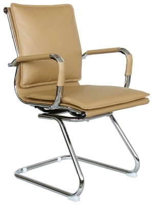 Конференц кресло Riva Hugo RCH 6003-3EC бежевая экокожа