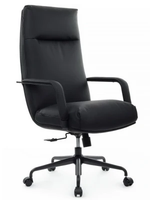 Кресло для руководителя Riva Otto RCH CM-P001AS черная экокожа