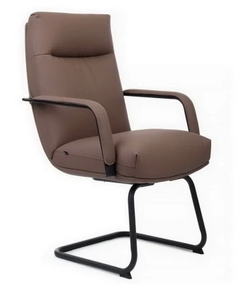 Конференц кресло Riva Otto RCH CV-P001BS коричневая экокожа