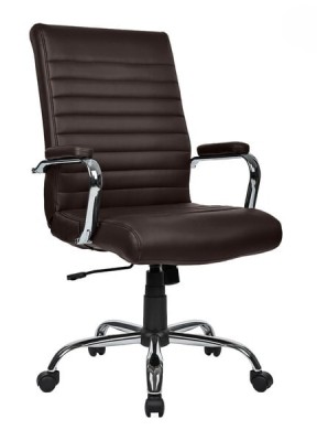 Кресло для руководителя Riva Kors RCH 9356H темно-коричневая экокожа
