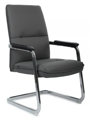 Конференц-кресло Riva Design Grant-SF D885 серая экокожа