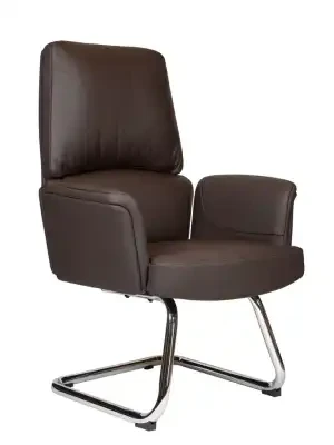 Конференц-кресло Norden Bonno CF HD-2204-3 V CF brown коричневая кожа