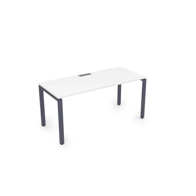 Стол рабочий, прямолинейный (1600*800*750), Gloss, цвет Белый