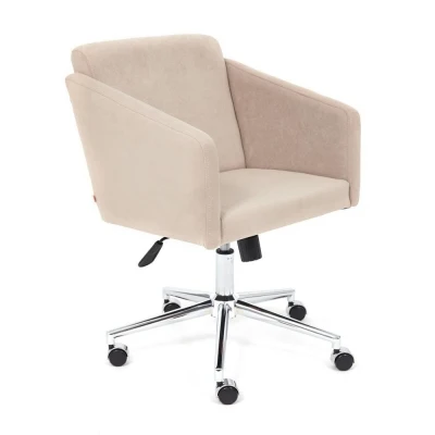 Кресло для персонала TetChair Milan бежевый флок
