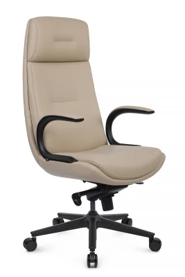 Кресло для руководителя Riva Design Dante A2561-12 бежевая премиум экокожа