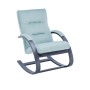 Кресло-качалка Leset Милано Mebelimpex Венге текстура V14 бирюзовый - 00006760