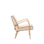 Кресло для отдыха Шелл Mebelimpex Дуб шпон Verona Vanilla, кант Verona Brown - 00009330 - 2